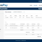 InsurePay-Application Mockup-Policy-Rating